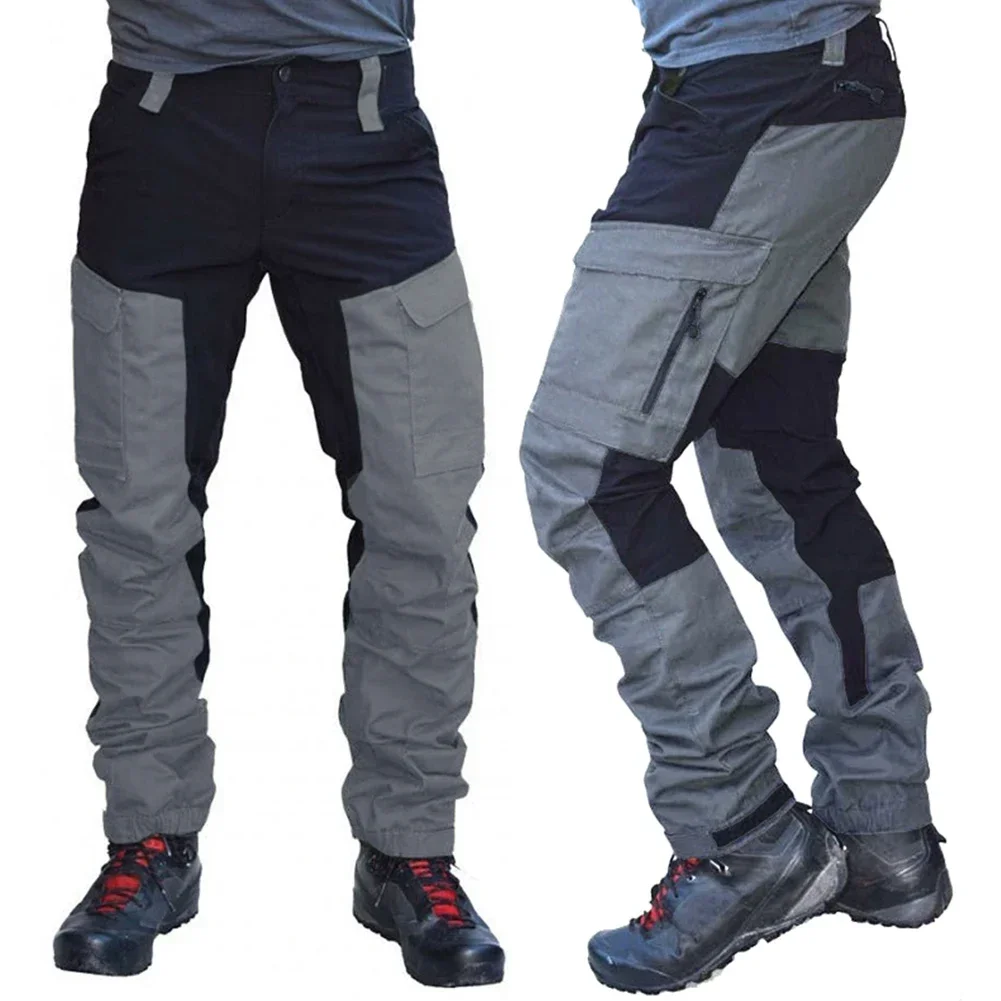 Spring Casual Slim Cargo Pants Men Long 2